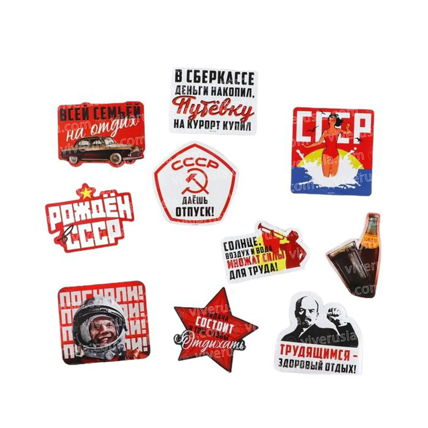 Stickers con temas de la URSS 1