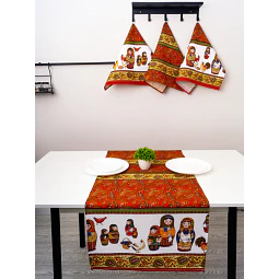 Toalla para cocina con matrioshkas