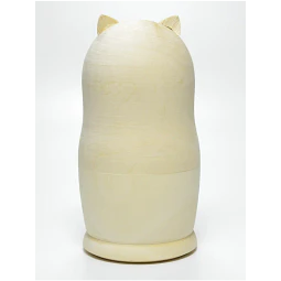 Matrioshka base para pintar "Gato"