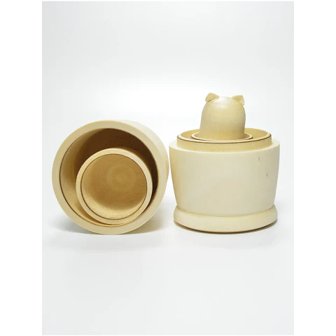 Matrioshka base para pintar "Gato"
