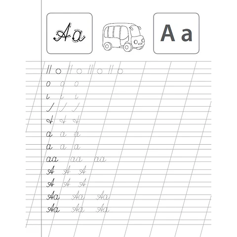 Cuaderno para escritura en ruso