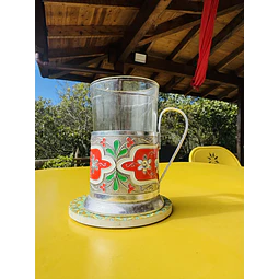 Portavaso soviético "Podstakannik"
