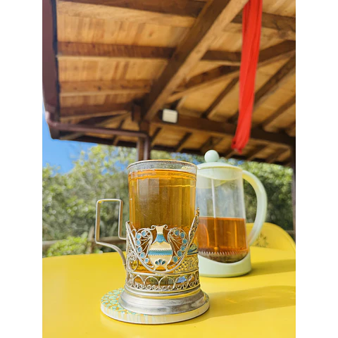 Portavaso soviético "Podstakannik Ararat"