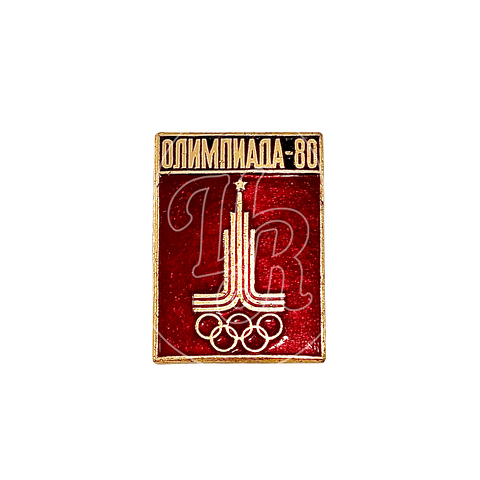 Pin Soviético "Juegos Olímpicos 80"