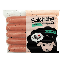 Salchicha Vegana Tradicional 200g - No Vives de Ensalada
