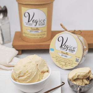 Helado Vegano Artesanal de Vainilla 800cc - Vegice 