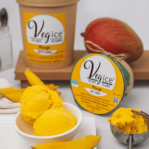 Helado Vegano Artesanal de Mango 800cc - Vegice 