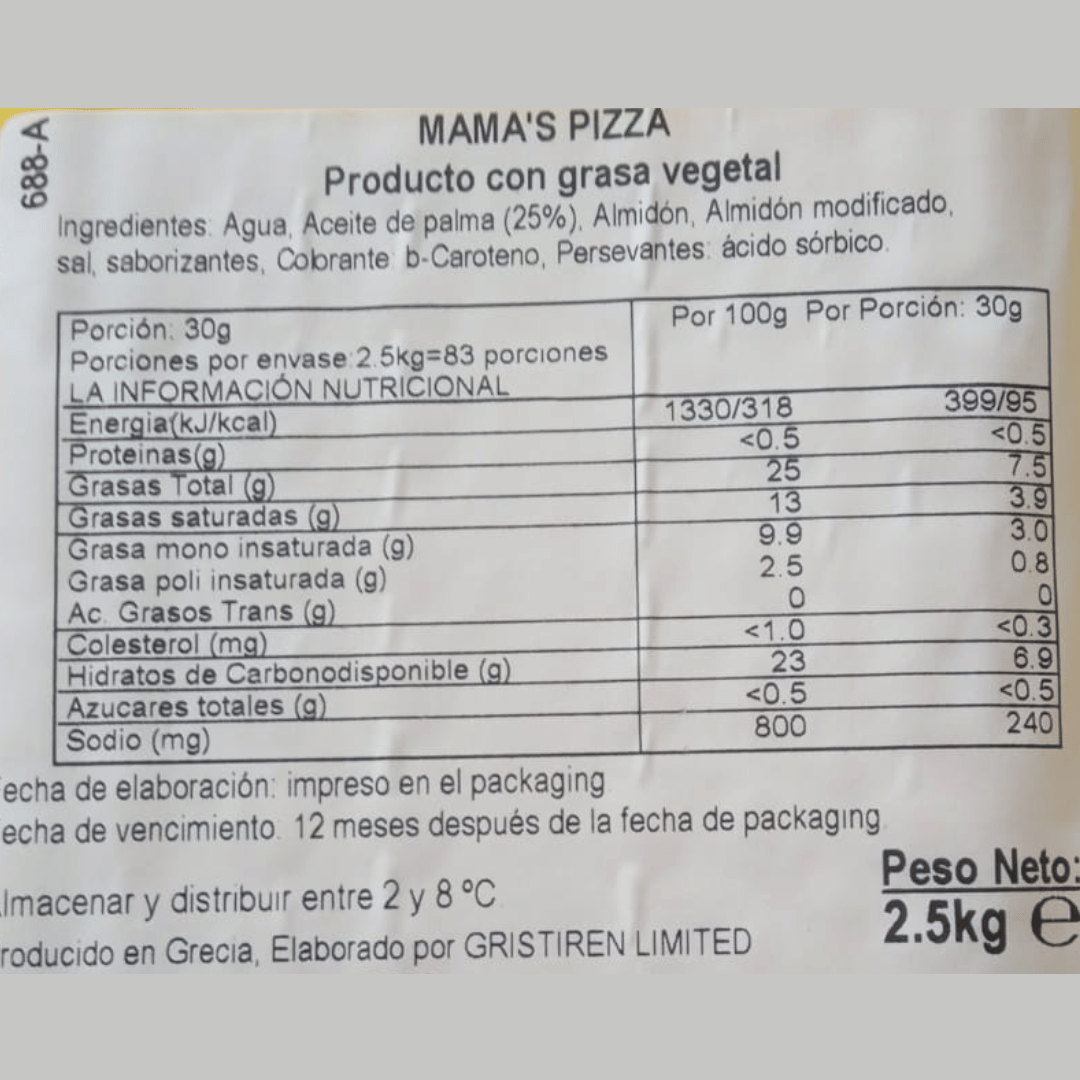 Queso Vegetal Pizza - Mama's Mozza