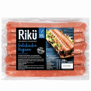Salchicha Vegana 250g - Riku 