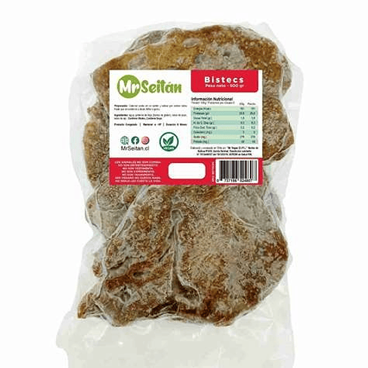 Seitán Bistec 500g - Mr. Seitán  1
