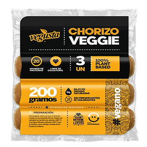 Chorizo Parrillero Vegano 200g - Vegusta 