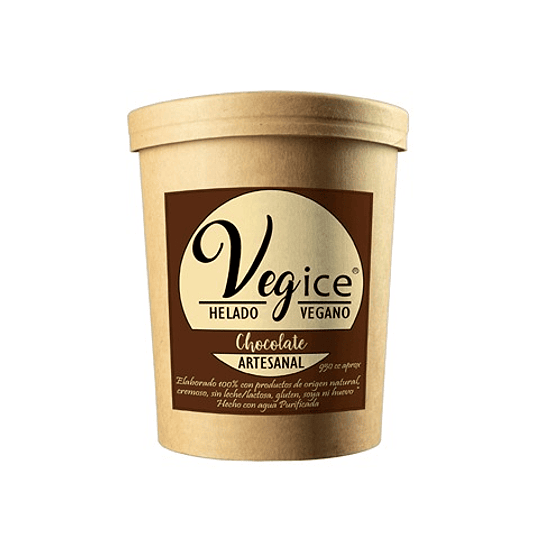 Helado Vegano Artesanal Chocolate 800cc - Vegice 1