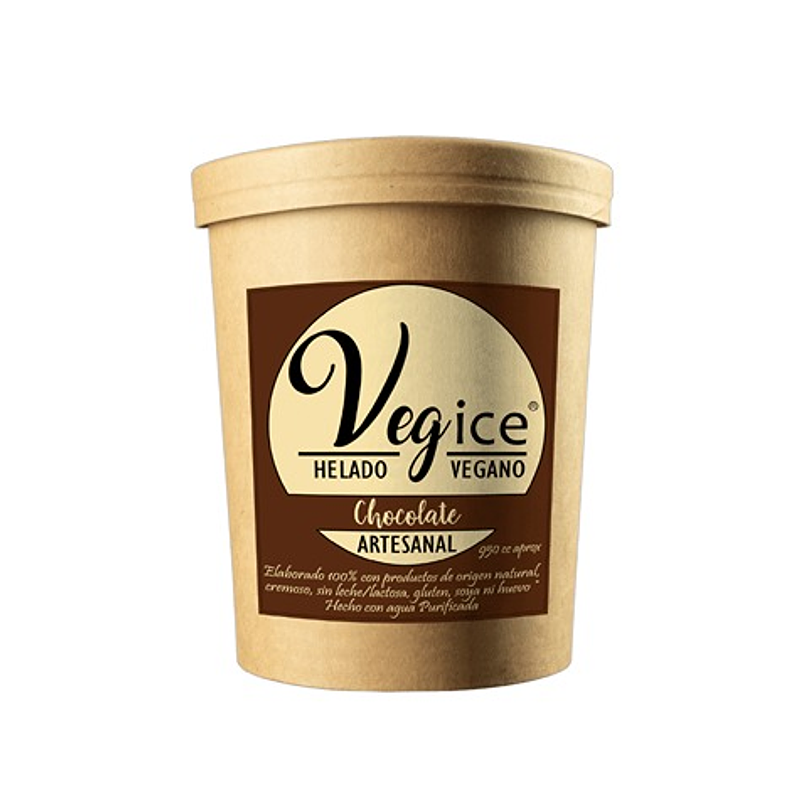 Helado Vegano Artesanal Chocolate 800cc - Vegice 1