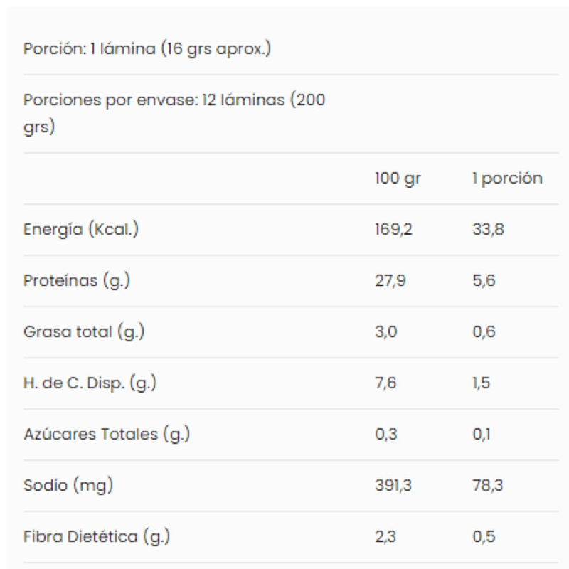 Jamonada Veggie 200g - Vegusta  2