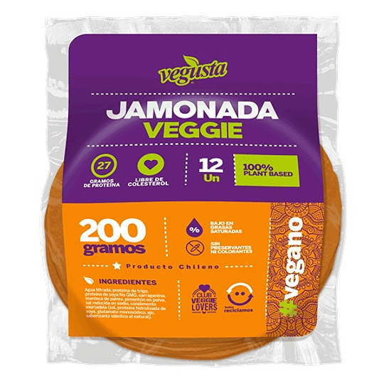Jamonada Veggie 200g - Vegusta  1