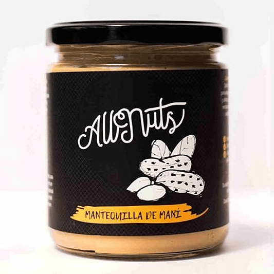 Mantequilla de Maní Tostado 450g - Allnuts 1