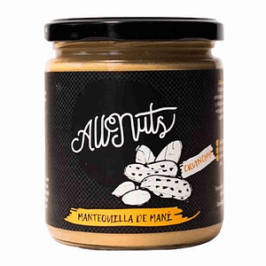 Mantequilla de Maní Crunchy 450g - Allnuts