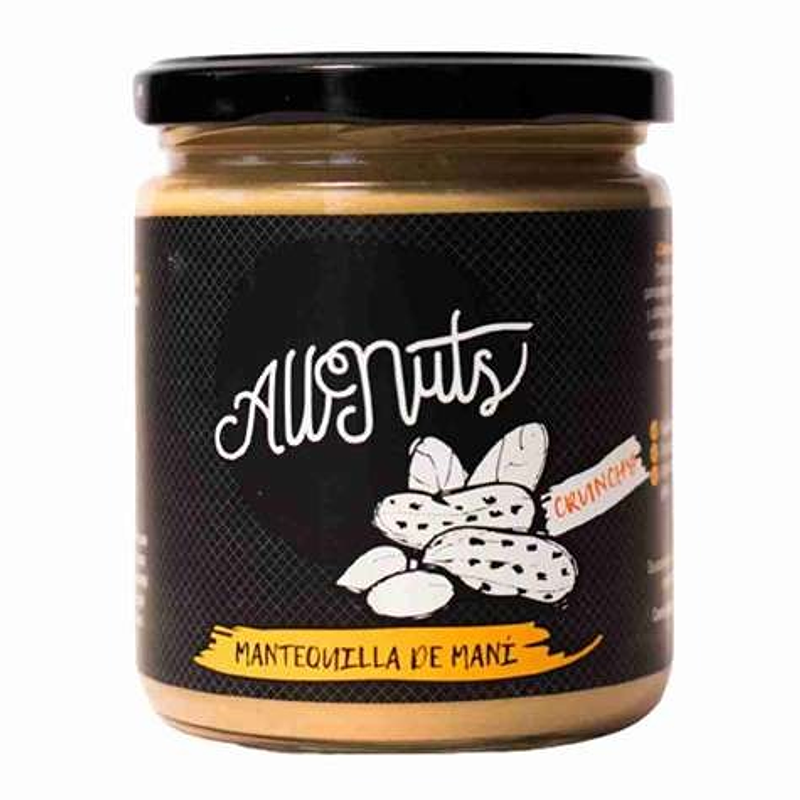 Mantequilla de Maní Crunchy 450g - Allnuts 1