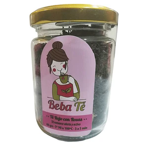 Té Rojo Con Rosas 60g - Beba Té