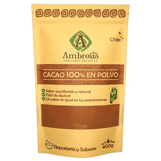 Cacao en Polvo Sin Gluten 500g - Ambrosia 1