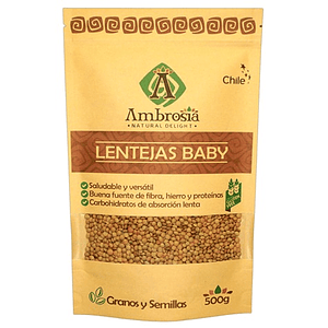 Lentejas Baby 500g - Ambrosia