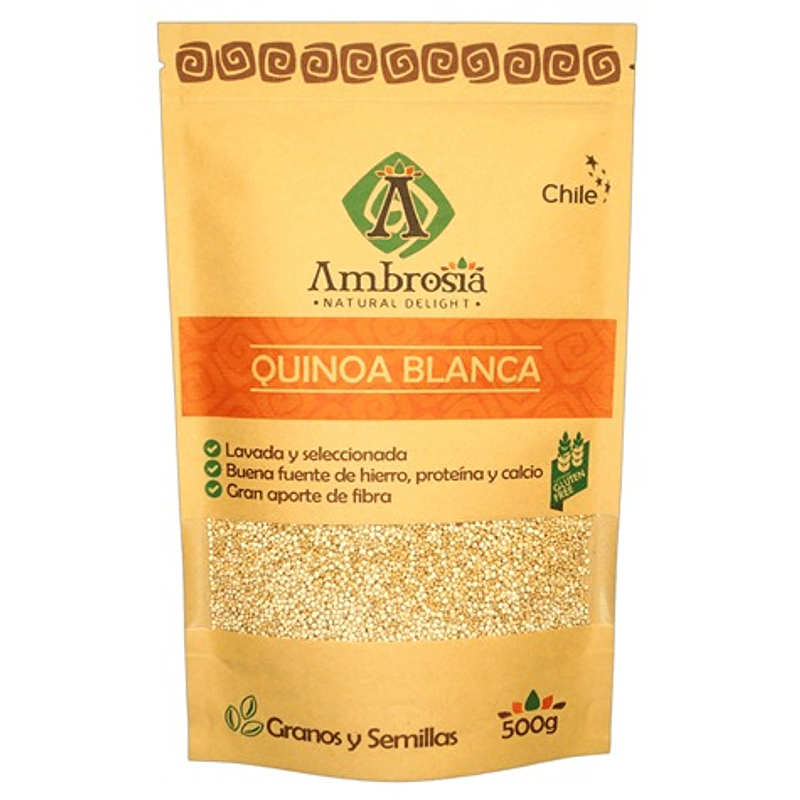 Quinoa Blanca Sin Gluten 500g - Ambrosia 1