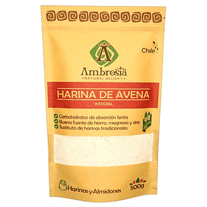 Harina de Avena Sin Gluten 500g - Ambrosia