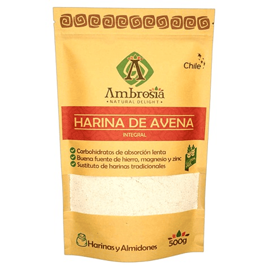 Harina de Avena Sin Gluten 500g - Ambrosia 1