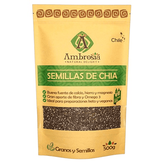 Semillas de Chia 500g - Ambrosia  1