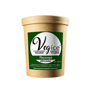 Helado Vegano Artesana de Maracuyá 800cc - Vegice 