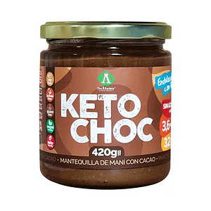 Mantequilla Maní y Cacao Ketochoc 420g - Ambrosía 