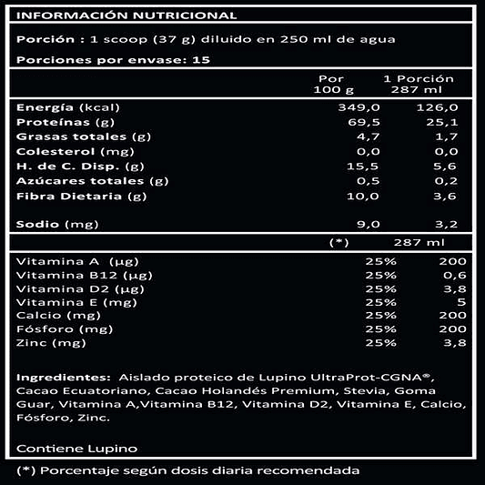 Lupine Protein Cacao 500g - Prote & Co 3