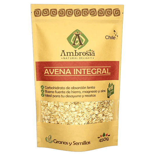 Avena Integral Sin Gluten 450g - Ambrosia  1