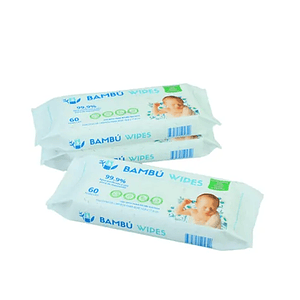 Toallitas Húmedas 99,9% Agua - Bambú Wipes 