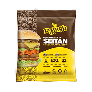 Hamburguesa Seitán 100g - Vegusta 