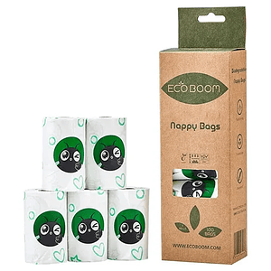 Bolsas Biodegradables para mascotas 5 rollos - Eco Boom 