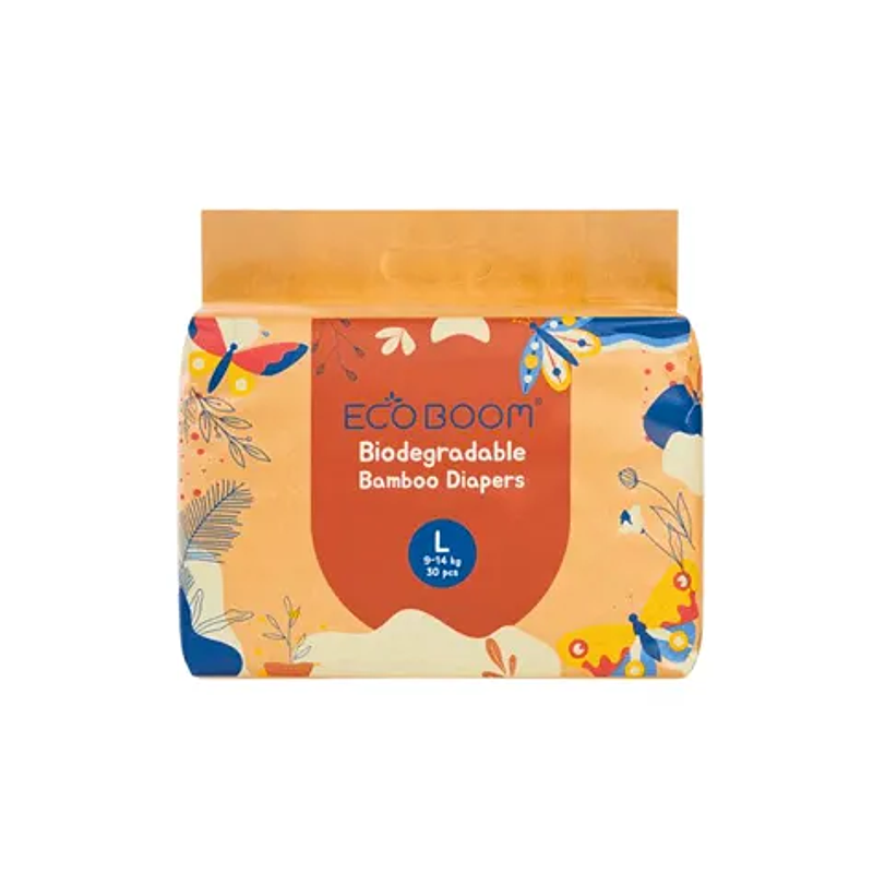 Pañal Ecológico de Bambú L 30u - Eco Boom  1