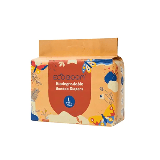 Pañal Ecológico de Bambú L 30u - Eco Boom  2