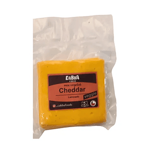 Queso Vegetal Cheddar Laminado 200g - Cabba Foods