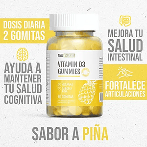 Vitamina D3 Vegana 60u - New Pharma