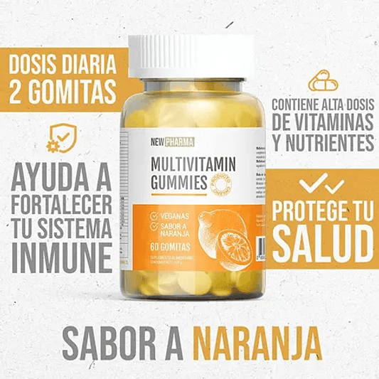 Multivitamínico Vegano 60u - New Pharma  2
