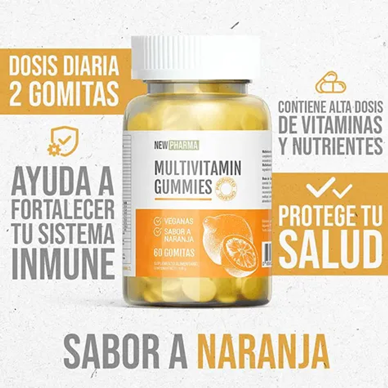Multivitamínico Vegano 60u - New Pharma  2