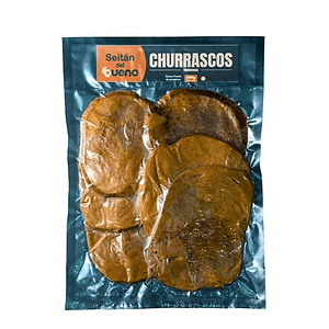 Seitán Churrasco Sabor Carne 500g - Del Bueno