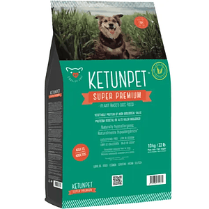 Alimento Vegano Perro Adulto Pellet M 10K  - Ketunpet 