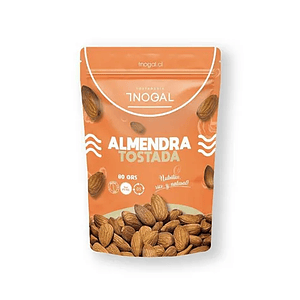 Almendras Tostadas Sin Sal 80g - Tostaduría el Nogal