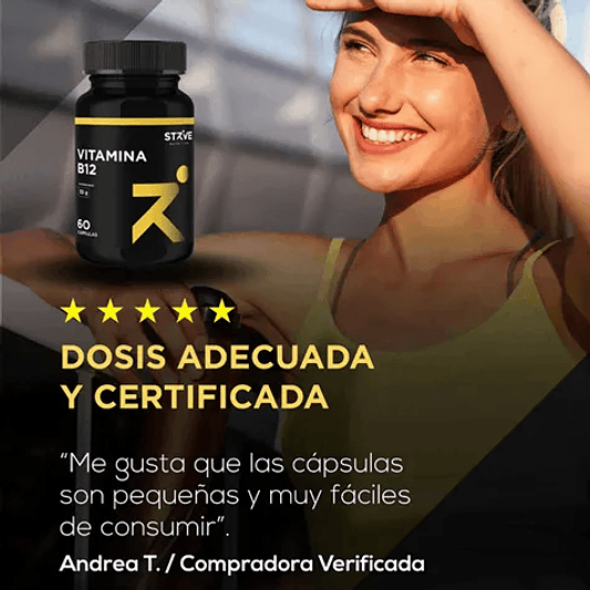 Vitamina B12 60u - Strive Nutrition  4
