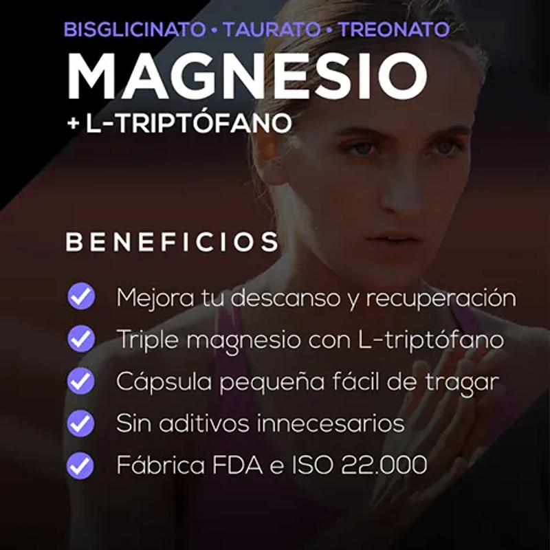 Magnesio + Triptófano 60u - Strive Nutrition 3