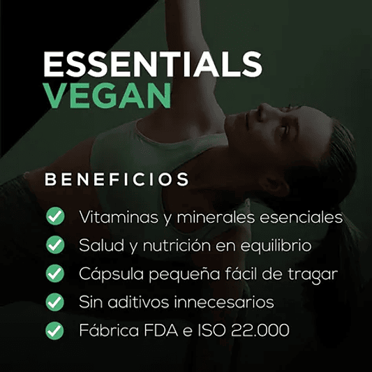 Vegan Essentials 60u - Strive Nutrition 3