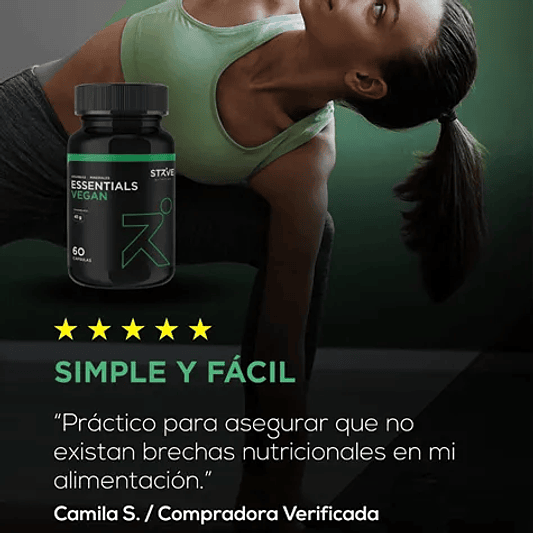 Vegan Essentials 60u - Strive Nutrition 5