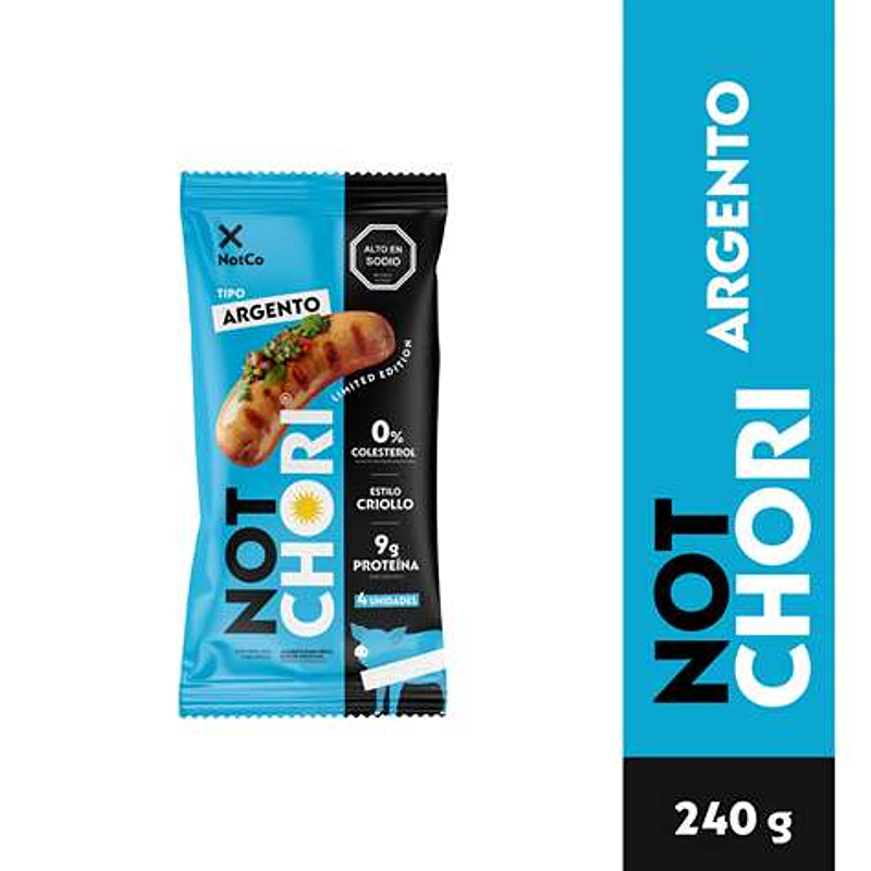 Not Chori Argento 240g 4u - Not Co 1